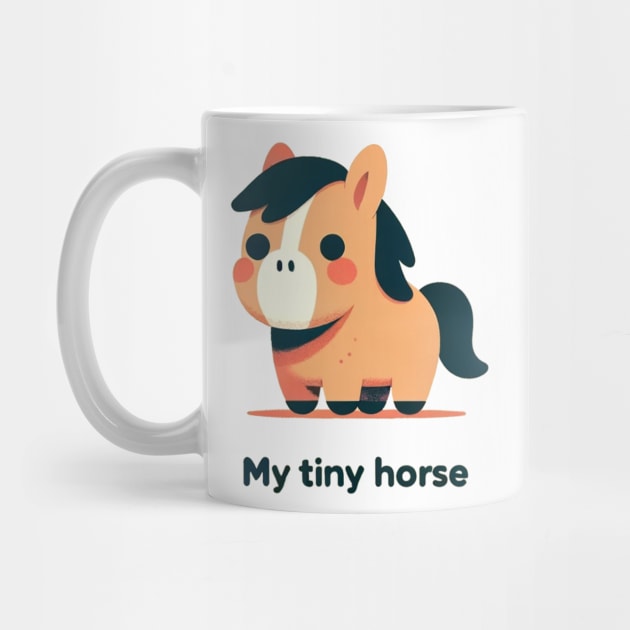 My Tiny Horse by Retro Travel Design